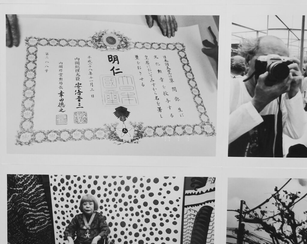 KUSAMA Yayoi 草間彌生 in ARAKI Nobuyoshi 荒木経惟 Photo-Crazy A 写狂老人Ａ Shakyo Rojin A Nikki 2017.7.7 (A Diary 2017.7.7)